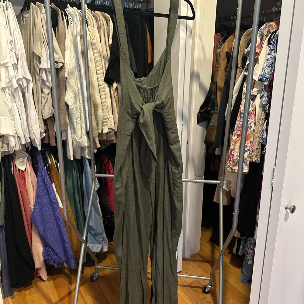 Wild Fable Olive Jumpsuit